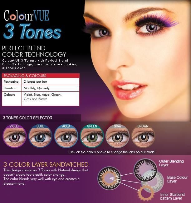 3 tones color vue