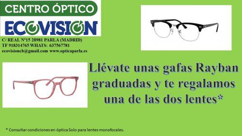 oferta rayban 1 lente sin cargo